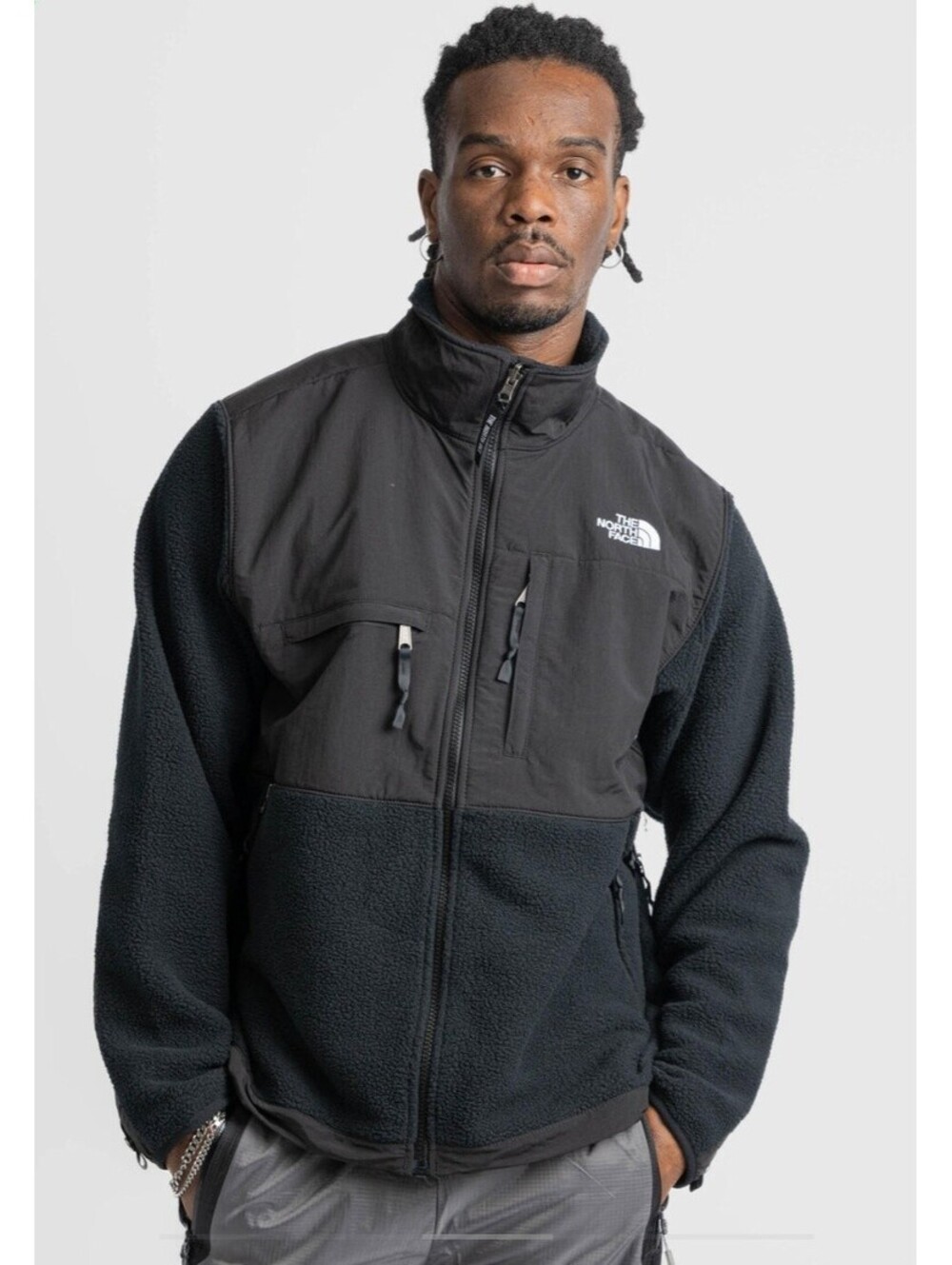 Size M - Men's The North Face Retro Denali Black Jacket